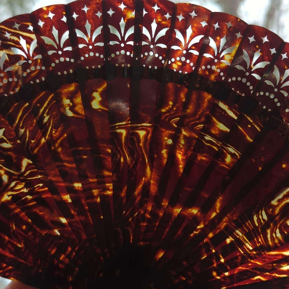 Imitation Tortoise Shell Fan